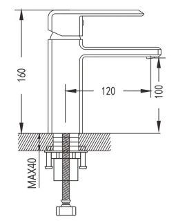 Смеситель для раковины Shevanik S8801 хром